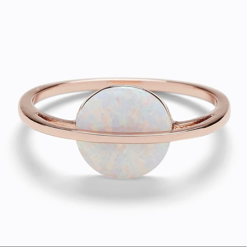 Opal Saturn Ring || Pura Vida